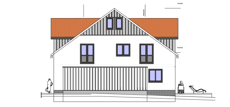 Ansicht West DHH 2a