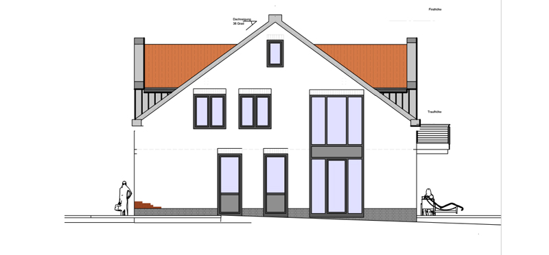 Ansicht West EFH 1